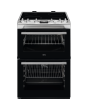 AEG CCX6530ACM 60cm Double Oven Electric Cooker with Ceramic Hob - Stainless Steel