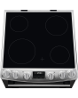 AEG CCX6530ACM 60cm Double Oven Electric Cooker with Ceramic Hob - Stainless Steel