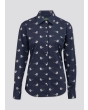 Alan Paine Lawen Pheasant Print Shirt Navy