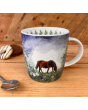 Alex Clark Mug Horse + Cow Parsley