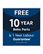 Beko BMN3WT3841W 8kg 1400 Spin RecycledTub Washing Machine - White