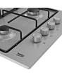 Beko CIHYG21SX 61cm Gas Hob - Stainless Steel