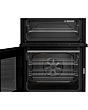 Beko EDC6731S 60cm Double Oven Electric Cooker with Vitroceramic Hob - Silver