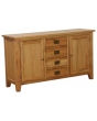 Besp Oak NB002B Vancouver® 4 Drawer 2 Door Buffet
