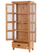 Besp Oak NB032 Vancouver® 1 Drawer 2 Door Glazed Display Cabinet