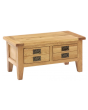 Besp Oak NB052 Vancouver® Coffee Table with 2 Drawers