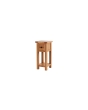 Besp Oak SAL022-V Tall Side Table with 1 Drawer & Shelf