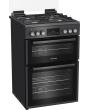 Blomberg GGRN655N 60cm Double Oven Gas Cooker with Gas Hob - Anthracite