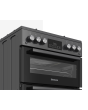 Blomberg GGRN655N 60cm Double Oven Gas Cooker with Gas Hob - Anthracite