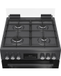 Blomberg GGRN655N 60cm Double Oven Gas Cooker with Gas Hob - Anthracite