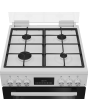 Blomberg GGRN655W 60cm Double Oven Gas Cooker with Gas Hob - White