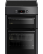Blomberg HIN651N 60cm Double Oven Electric Cooker with Induction Hob - Anthracite