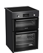 Blomberg HIRN651N 60cm Double Oven Electric Cooker with Induction Hob - Anthracite
