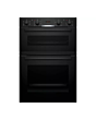 Bosch MBA533BB3B Built-In Double Electric Oven Black