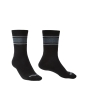 BridgedaleMensUltra Light Merino sock Liner Black/Grey