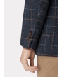 Aird Harris Tweed Tailored Jacket - Navy Check  