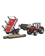 Massey Ferguson Tractor with Log Trailer