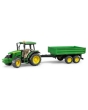 Bruder John Deere 5115M Tractor + Tipping Trailer 02108