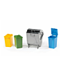 Bruder Garbage Can Set