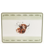 Candlelight Placemat Highland Cow - 4 Pack