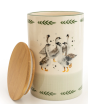 Candlelight Storage Jar - Geese