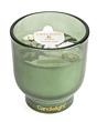 Candlelight Glass Footed Candle - White Poppy + Sage