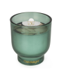 Candlelight Footed Glass Candle- Lotus + Wild Lily