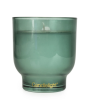 Candlelight Footed Glass Candle- Lotus + Wild Lily