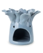 Candlelight Wax Burner Lotus Flower Shape - Blue