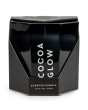 Candlelight Octagonal Glass Candle - Black 