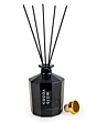 Candlelight Octagonal Glass Reed Diffuser - Black 250ml