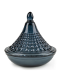 Candlelight Glass Tagine Candle - Jaisalmer Blue