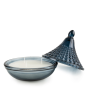 Candlelight Glass Tagine Candle - Jaisalmer Blue