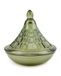 Candlelight Glass Tagine Candle - Bukhara Green