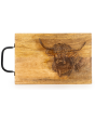 Mango Wood Chopping Board - Highland Bull