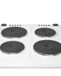 Haden HES050W 50cm Electric Cooker with Solid Plate Hob - White