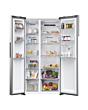 Haier HSR5918DNMP 90.5cm Total No Frost Fridge Freezer - Pt. Inox