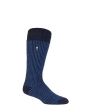 Heat Holders Mens Stripe Boot Sock Navy