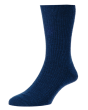 Immaculate Wool / Lycra Socks - Navy 
