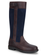 Hoggs II Cleveland Ladies Country Boot - Dark Brown / Navy