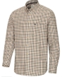 Hoggs Garvock Cotton Twill Shirt - Brown / Green Check
