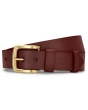 Hoggs Luxury Leather Belt - Dark Brown