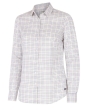 Callie Twill Check Shirt - White/Green/Yellow