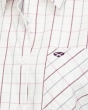 Hoggs Aberlady Ladies Tattersall Shirt - Purple/Mineral Blue 