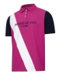 Hoggs Abbey Ladies Sash Jersey Polo - Berry/Navy 