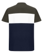 Hoggs Dalbeattie Colour Block T-Shirt - Forest/White/Navy