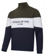 Hoggs Dumfries 1888 Gents 1/4 Zip - Forest/White/Navy 