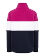 Hoggs Dumfries 1888 Junior 1/4 Zip Sweatshirt - Berry/White/Navy