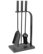 Home Fire 2741680 Trio Companion Set - Black