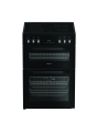 Hotpoint HDE6VDC2B1 60cm Double Oven Electric Cooker - Black